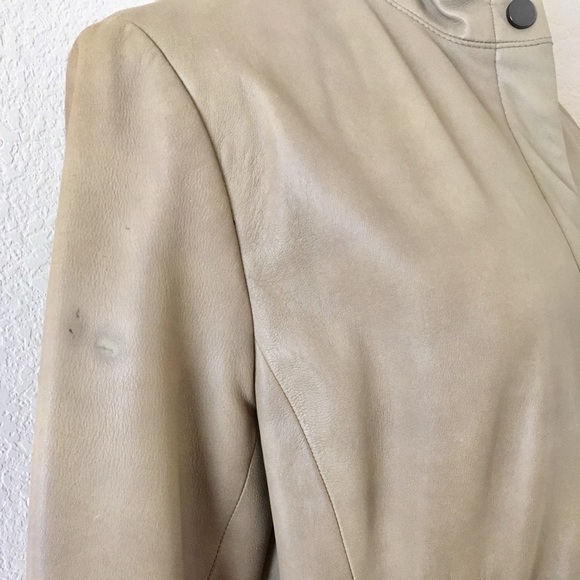 Motorcycle jacket soft Leather jacket motorcycle jacket Jones NY leather jacket - Picture 5 of 8